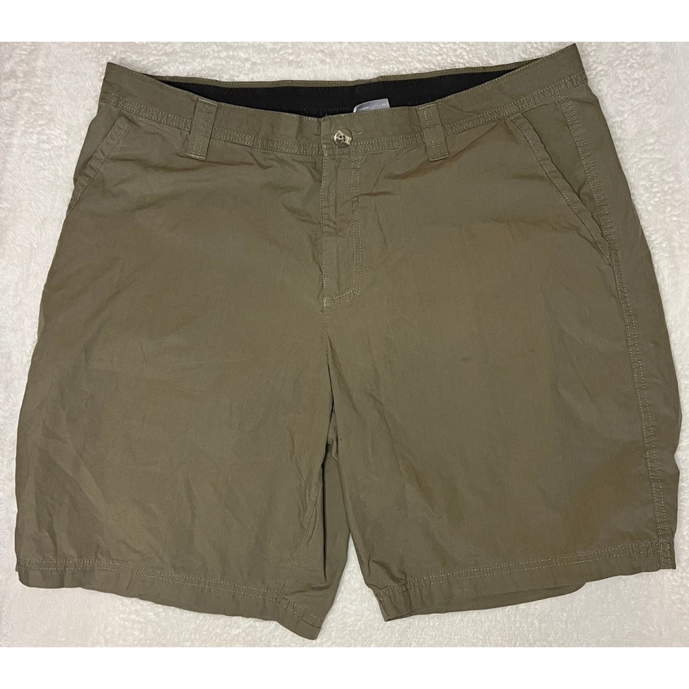 Columbia Washed Out Short Classic Fit Cotton Sage Sz 38w 10" Inseam